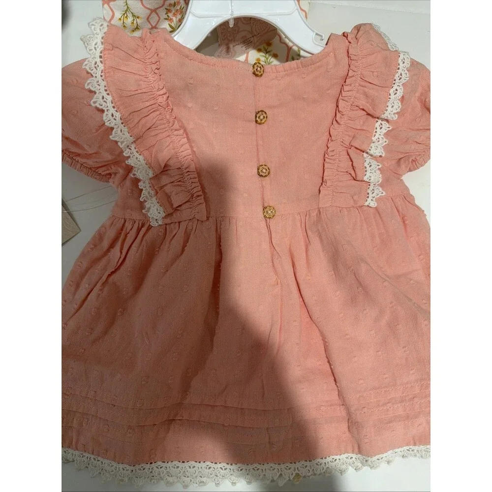 Catherine Malandrino Baby Girl Size 18mo 2pc Outfit Set Tunic Top & Leggings